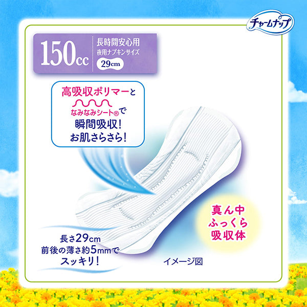 【アウトレット品】チャームナップ 吸水さらフィ 長時間安心用 150cc・18枚入