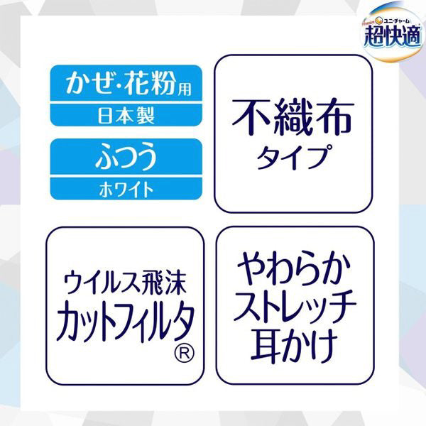 【アウトレット品】超快適マスク 涼感マイナス2℃ ふつうサイズ・5枚入