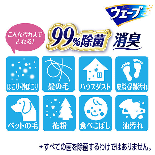 ウェーブ フロア用ウェットシート 無香タイプ 14枚入