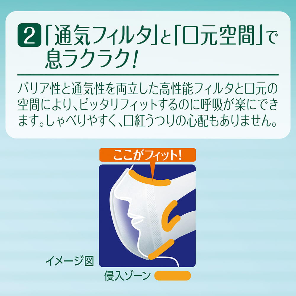 【アウトレット品】超立体マスク スタンダード 大きめサイズ 30枚入