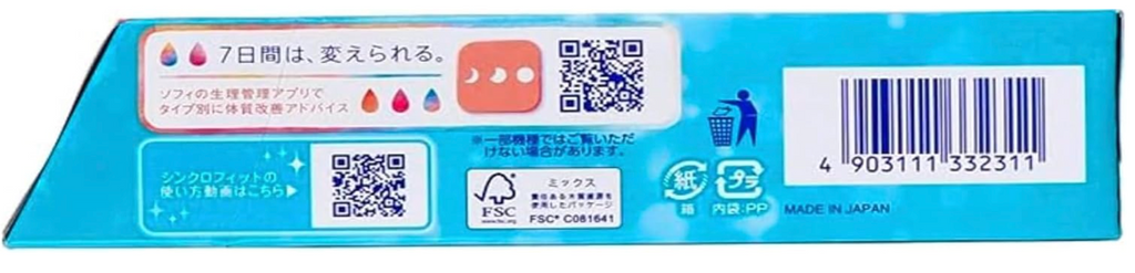【まとめ買い 2セット】ソフィ シンクロフィット 多い日の昼用 24ピース