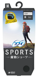 ソフィ SPORTS 躍動ショーツ Mサイズ ブラック(生理用品 サニタリーショーツ)× 2
