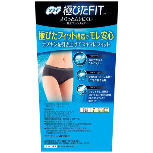 【アウトレット品】ソフィ 極ぴたFIT ナチュラルフィット ブルーグレー Lサイズ 1枚入