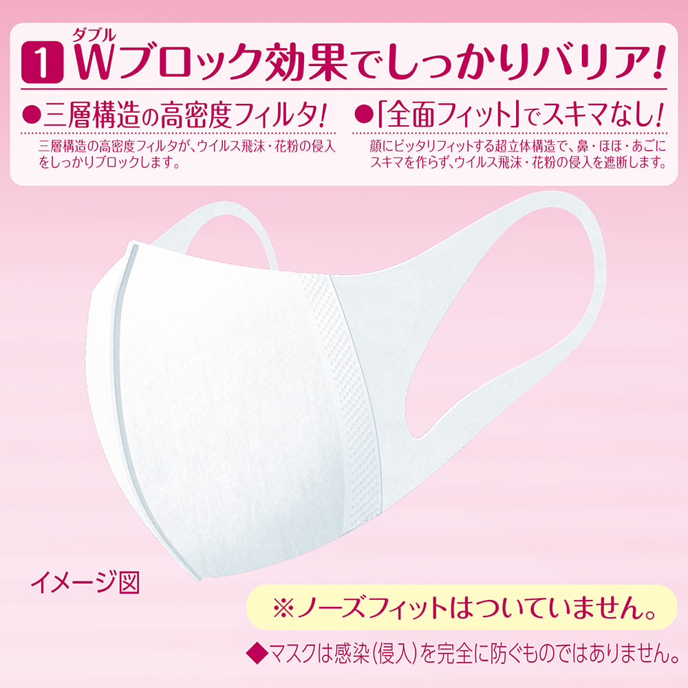 【アウトレット品】超立体マスク スタンダード 小さめサイズ・30枚入