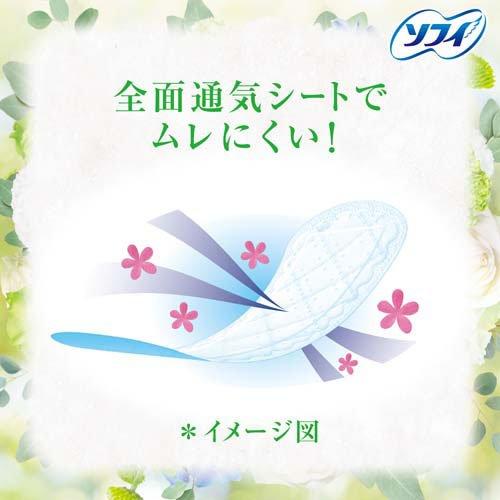【アウトレット品】ソフィ Kiyora フレグランス ナチュラルグリーンの香り 72枚入