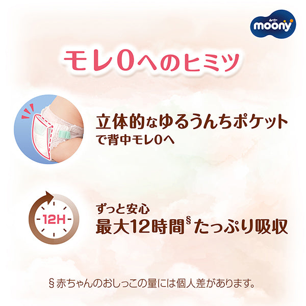 ムーニーマン 低刺激であんしん ゆるうんちモレ安心パンツ Sサイズ 50枚入