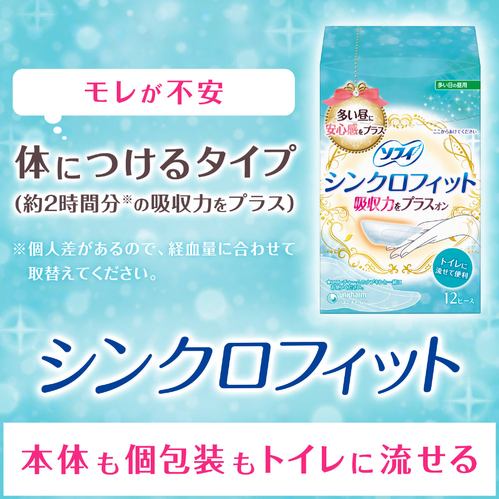 【アウトレット品】ソフィ シンクロフィット 多い日の昼用 24ピース