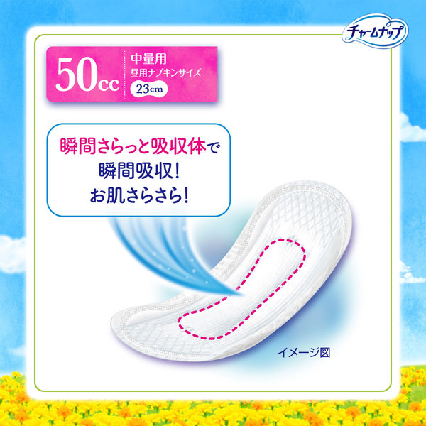 アウトレット品】チャームナップ 吸水さらフィ 中量用 50cc・18枚入
