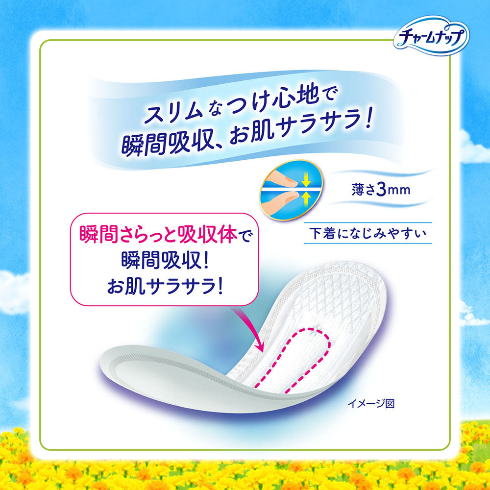 【アウトレット品】チャームナップ 吸水さらフィ スリム吸水ガード 安心の少量用」25cc・26枚入