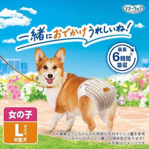 マナーウェア 女の子用 Lサイズ トラッドテイスト 32枚入