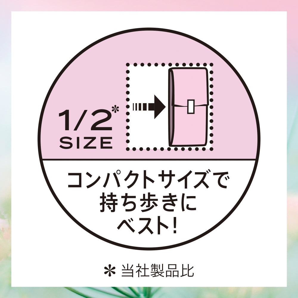 【アウトレット品】ソフィ センターイン コンパクト1/2 ナチュラルフローラルの香り 多い夜用 羽つき・30.5cm・12枚入