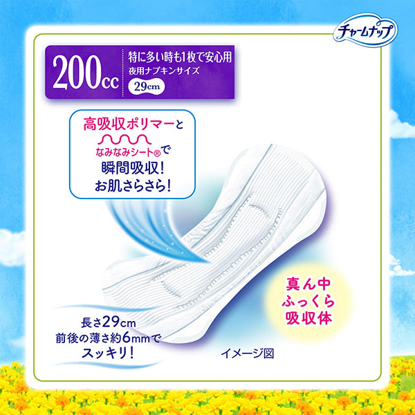 【アウトレット品】チャームナップ 吸水さらフィ 特に多い時も1枚で安心用 200cc・18枚入