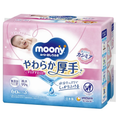 【アウトレット品】ムーニー おしりふき やわらか厚手 つめかえ用 60枚×3コ（合計180枚）