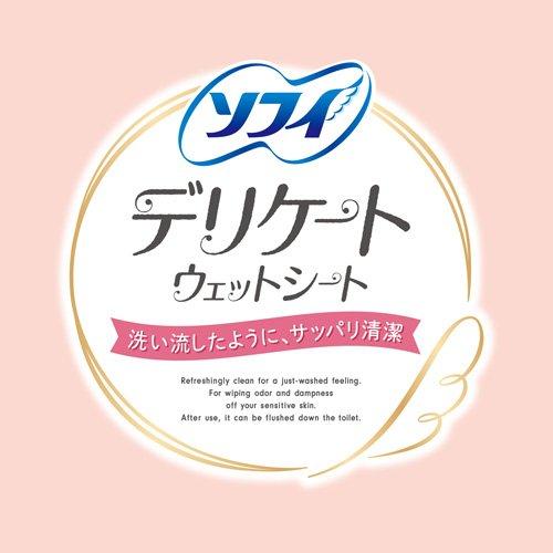 ソフィ デリケートウェットシート フローラルの香り 10枚×4個（合計40枚）