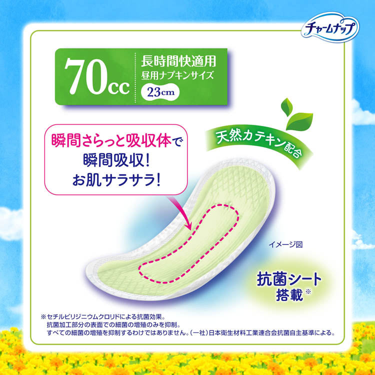 チャームナップ 吸水さらフィ 長時間快適用 消臭タイプ 70cc 16枚×27袋